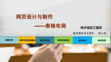 網頁設計與制作說課稿